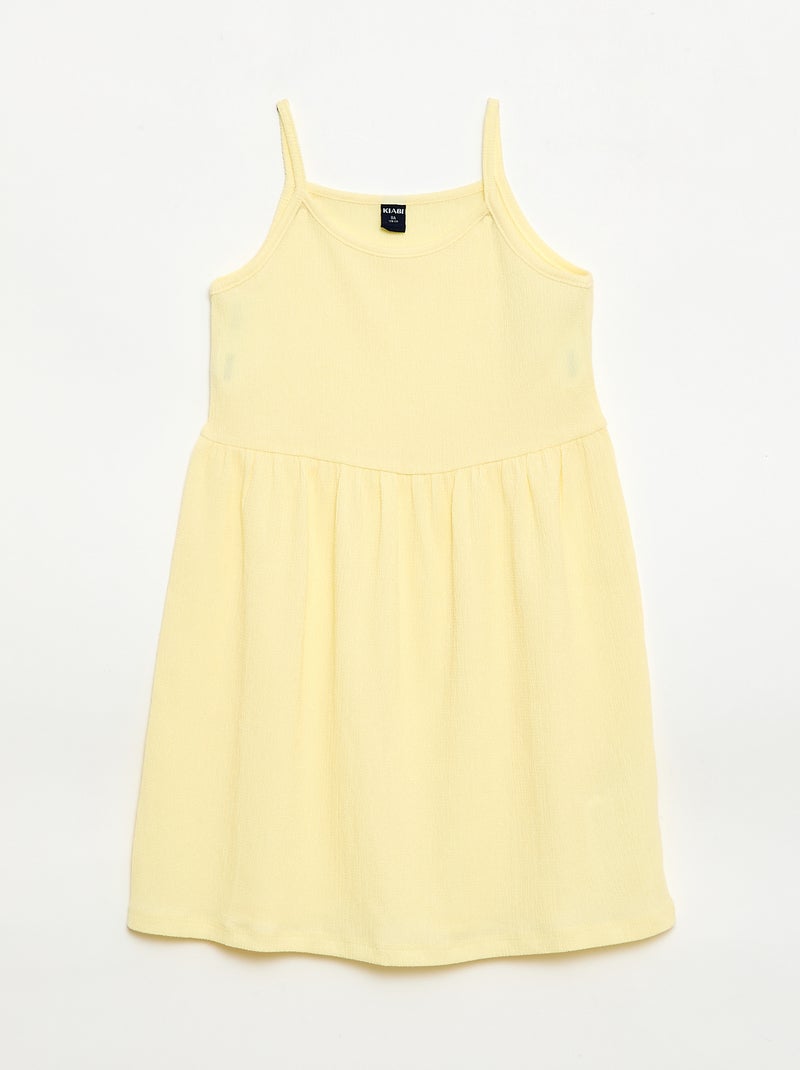 Lot de 2 robes en maille crêpée Gris - Kiabi