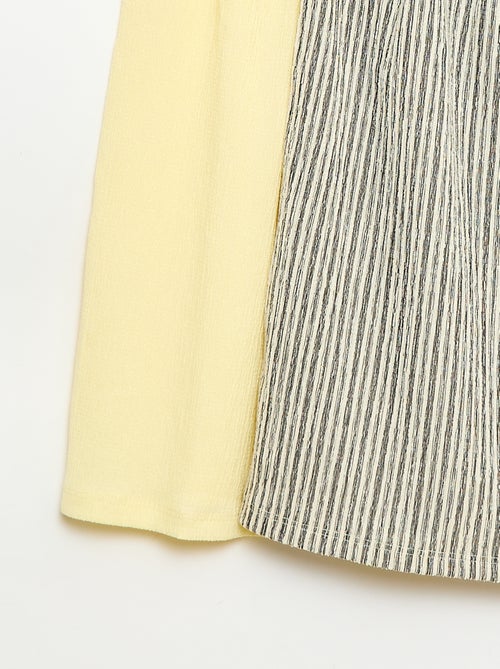 Lot de 2 robes en maille crêpée - Kiabi