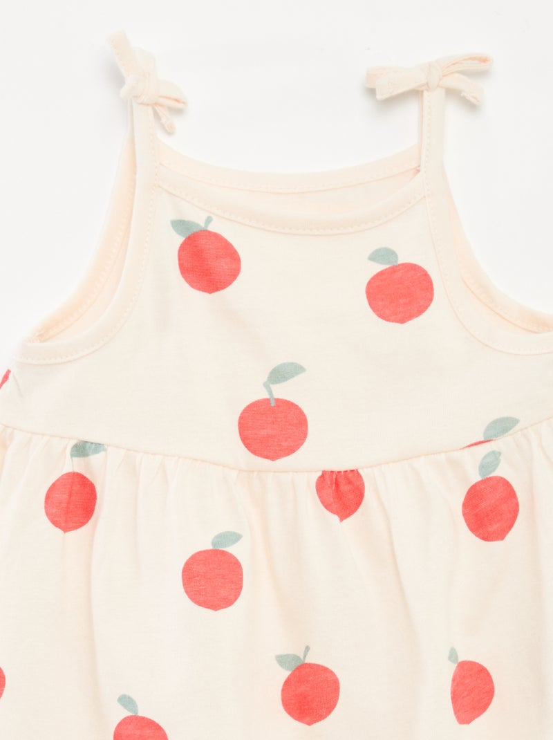 Lot de 2 robes légères à fines bretelles - 2 pièces ROSE - Kiabi