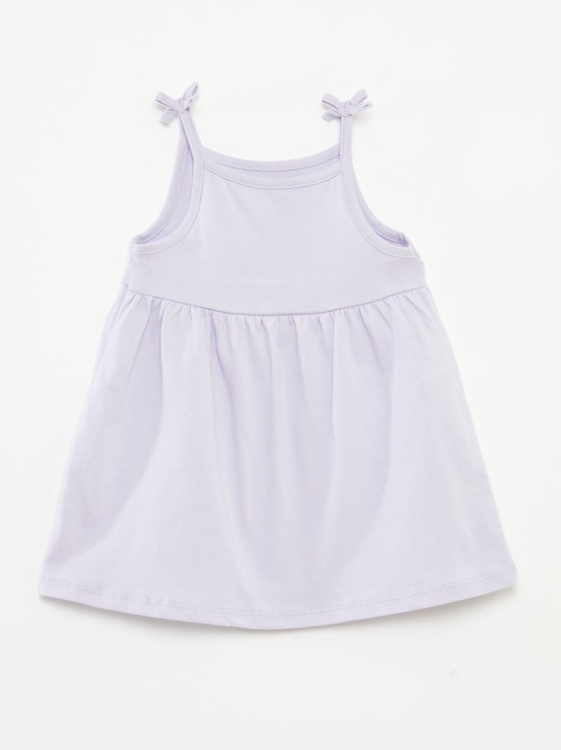 Lot de 2 robes légères à fines bretelles - 2 pièces VIOLET - Kiabi