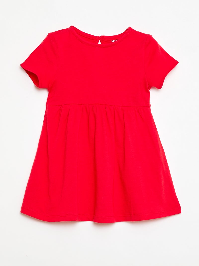 Lot de 2 robes manches courtes Blanc - Kiabi