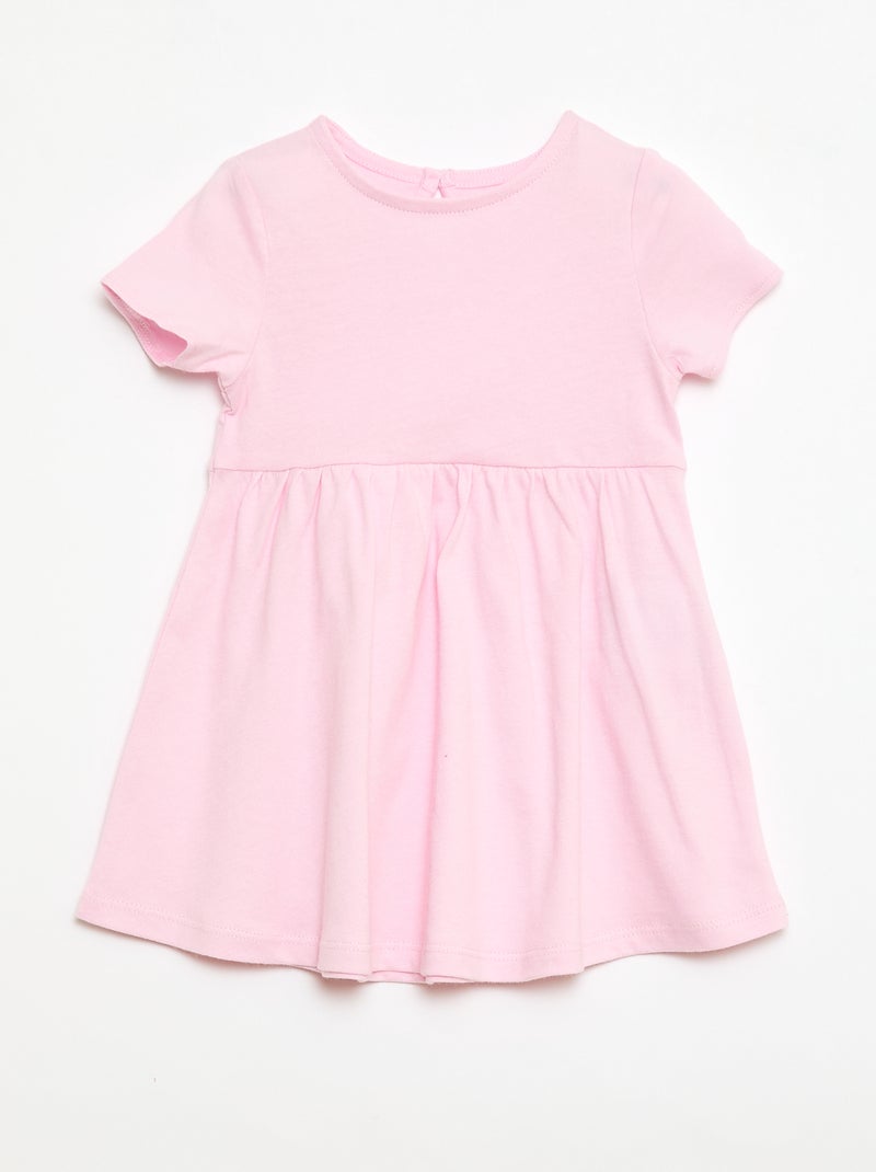 Lot de 2 robes manches courtes Blanc - Kiabi