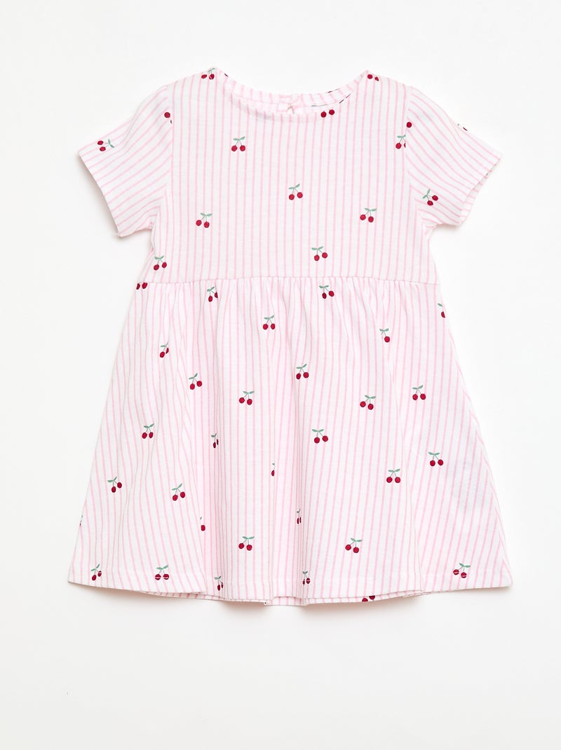 Lot de 2 robes manches courtes Blanc - Kiabi