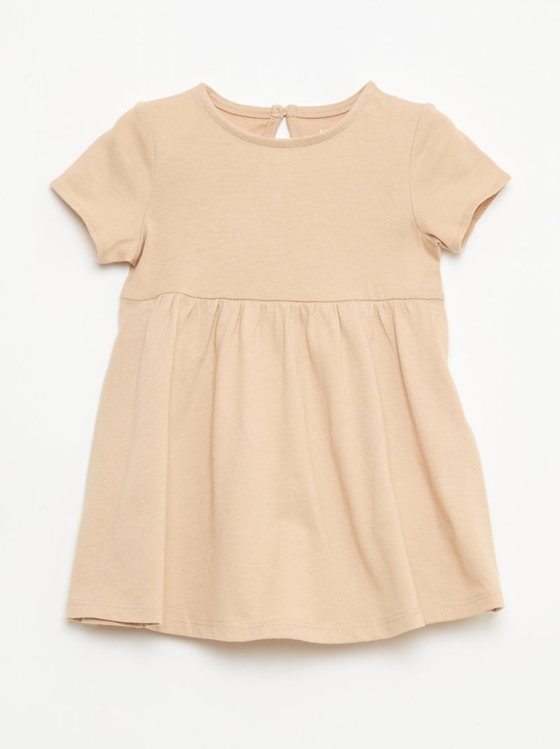 Lot de 2 robes manches courtes Blanc - Kiabi