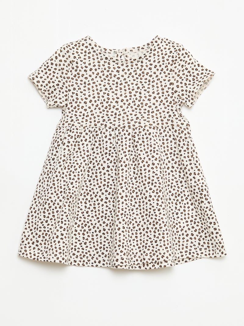 Lot de 2 robes manches courtes Blanc - Kiabi