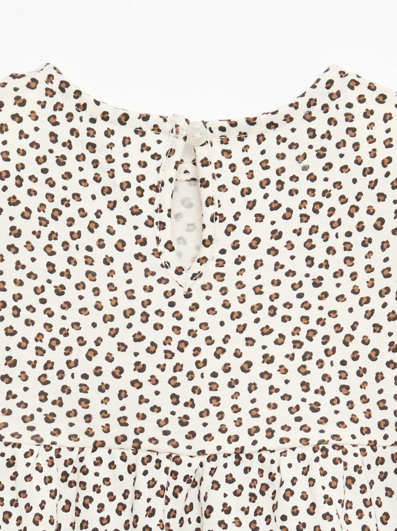 Lot de 2 robes manches courtes Blanc - Kiabi