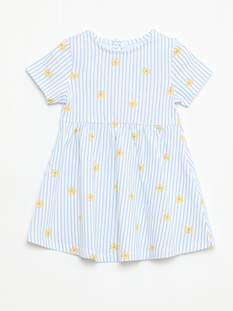 Lot de 2 robes manches courtes Bleu - Kiabi