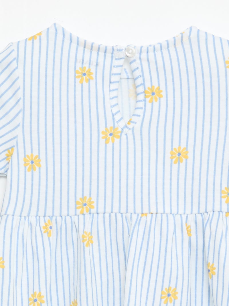 Lot de 2 robes manches courtes Bleu - Kiabi