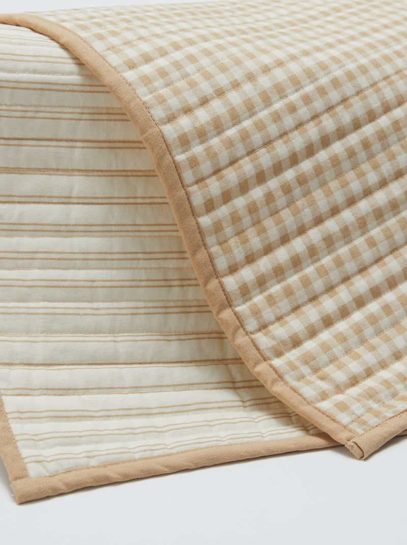Lot de 2 sets de table 32 x 40 cm double imprimé - Kiabi Home Beige - Kiabi