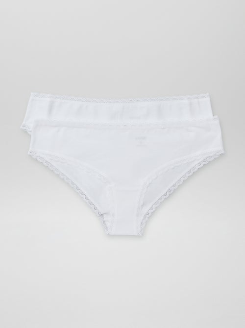 Lot de 2 shorties coton - Kiabi
