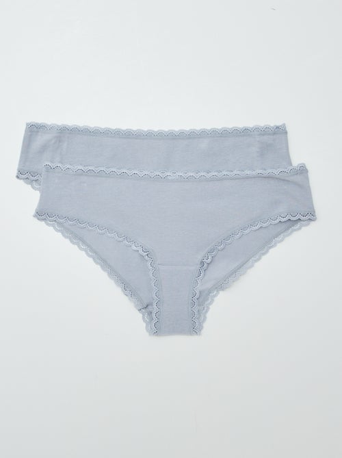 Lot de 2 shorties coton - Kiabi