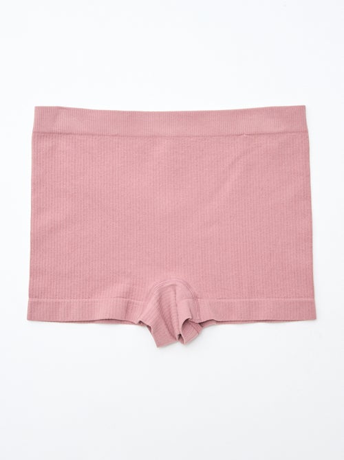 Lot de 2 shorties en maille côtelée - Kiabi