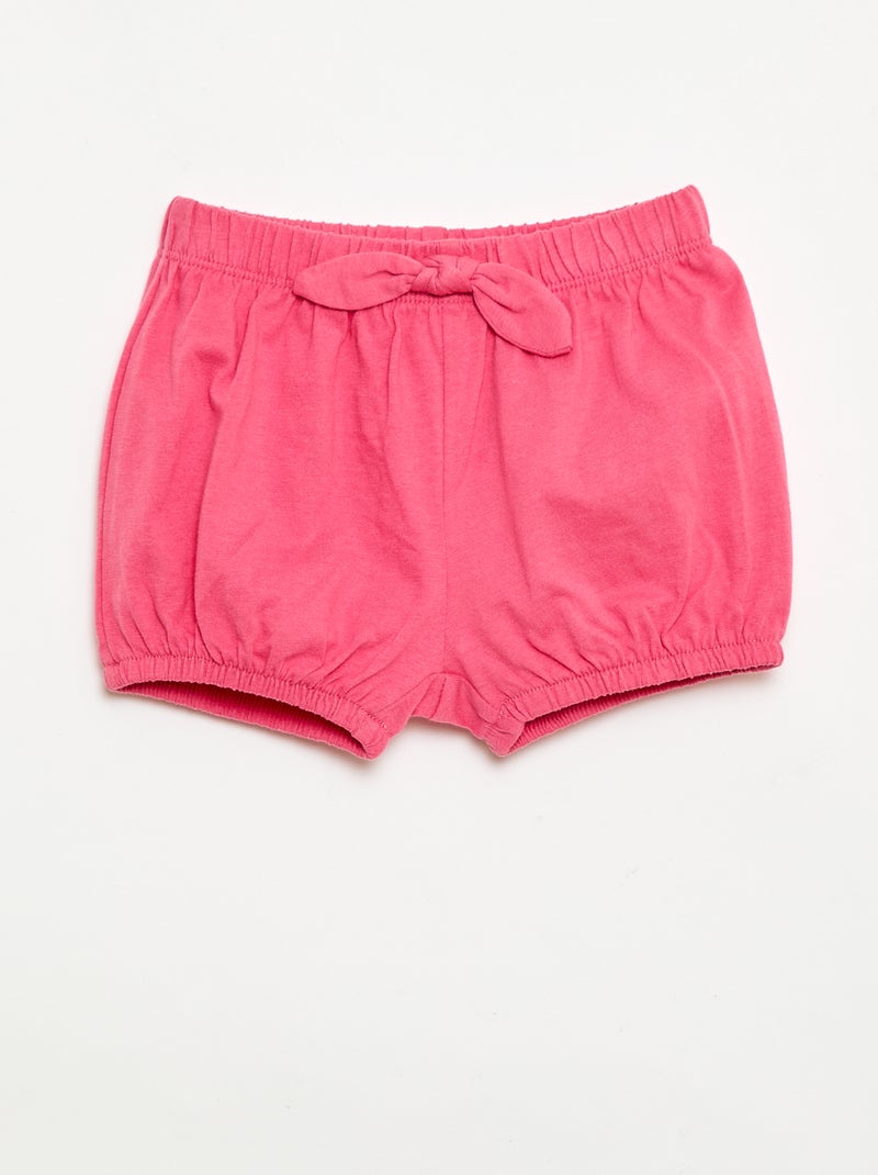 Lot de 2 shorts avec nœuds fantaisie Blanc - Kiabi