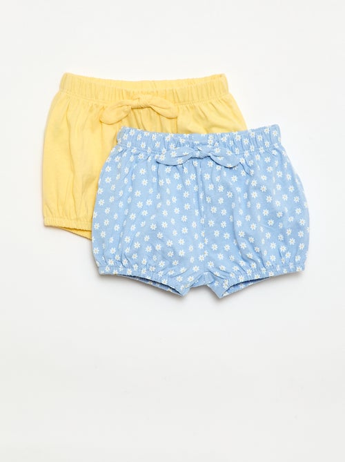 Lot de 2 shorts avec nœuds fantaisie - Kiabi
