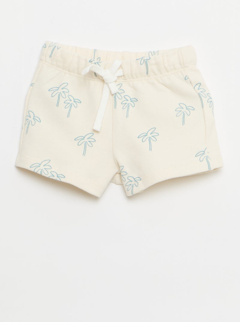 Lot de 2 shorts Blanc - Kiabi