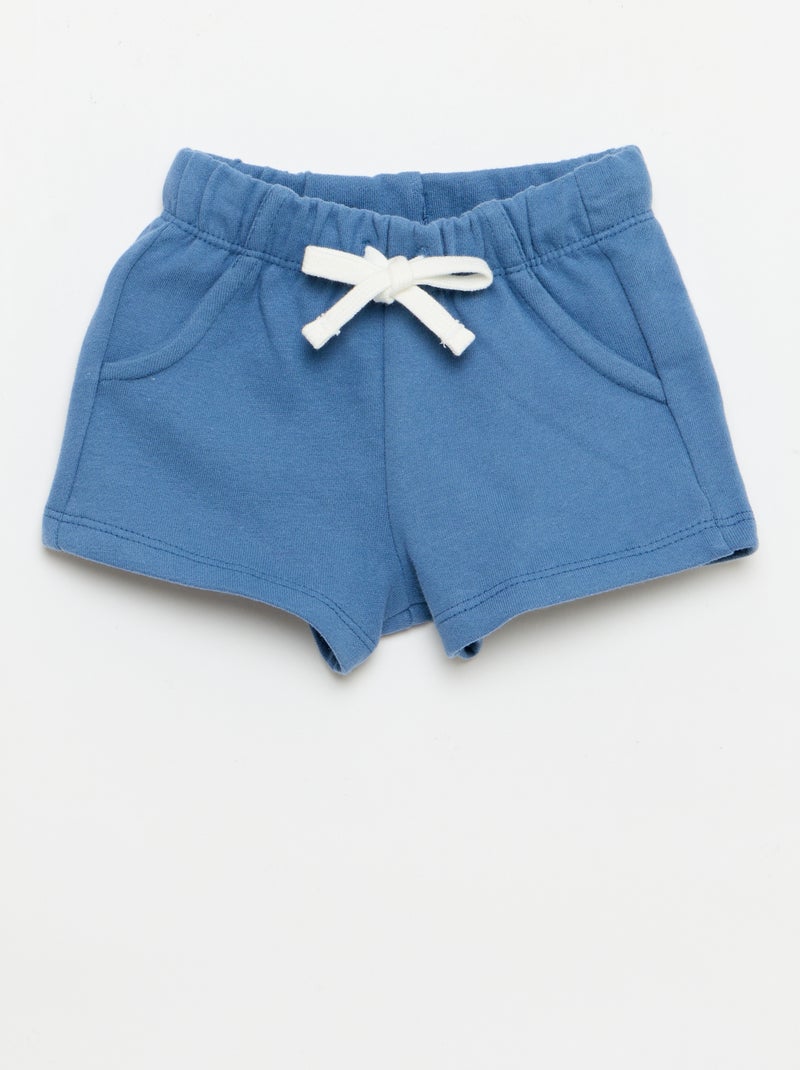 Lot de 2 shorts Bleu - Kiabi
