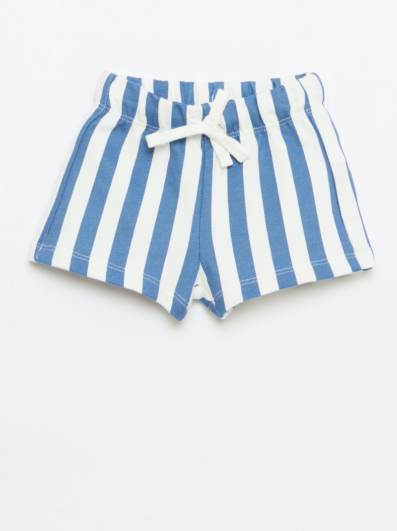 Lot de 2 shorts Bleu - Kiabi
