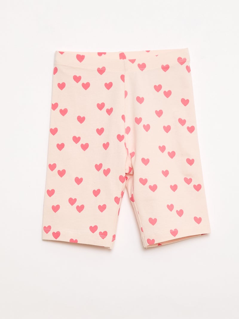 Lot de 2 shorts cyclistes Blanc - Kiabi