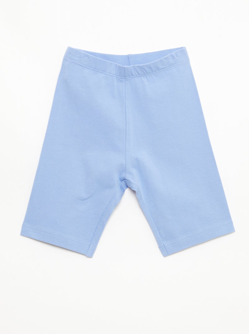 Lot de 2 shorts cyclistes Bleu - Kiabi