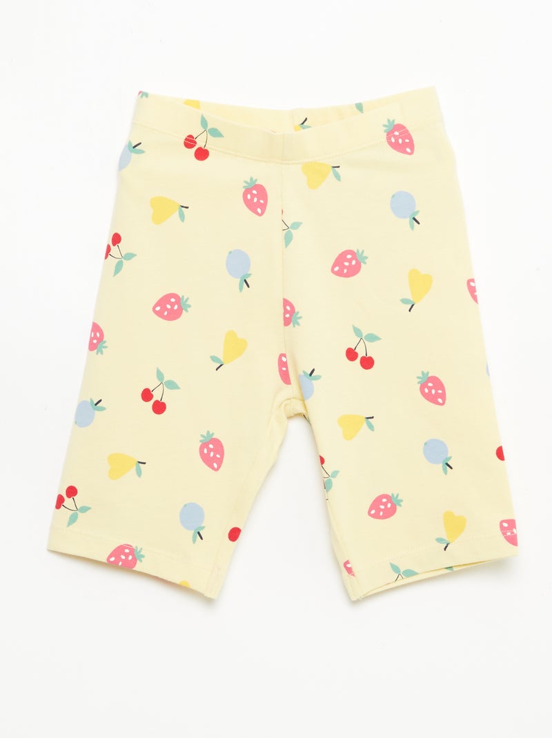 Lot de 2 shorts cyclistes Bleu - Kiabi