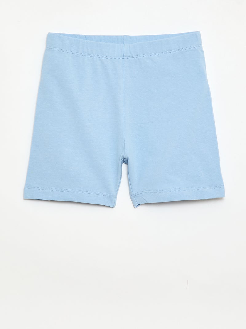 Lot de 2 shorts cyclistes Bleu - Kiabi