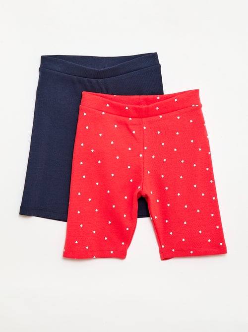 Lot de 2 shorts cyclistes - Kiabi