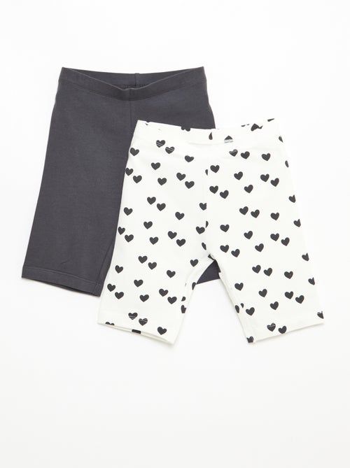 Lot de 2 shorts cyclistes - Kiabi