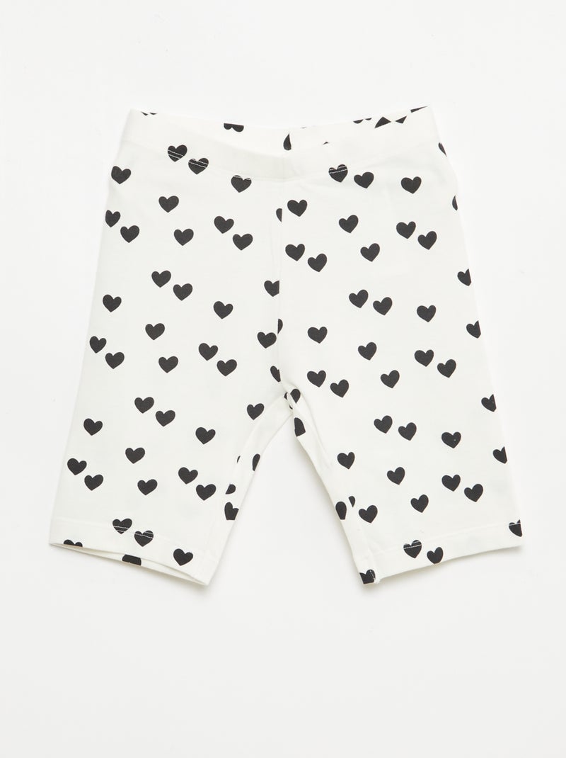 Lot de 2 shorts cyclistes Noir - Kiabi