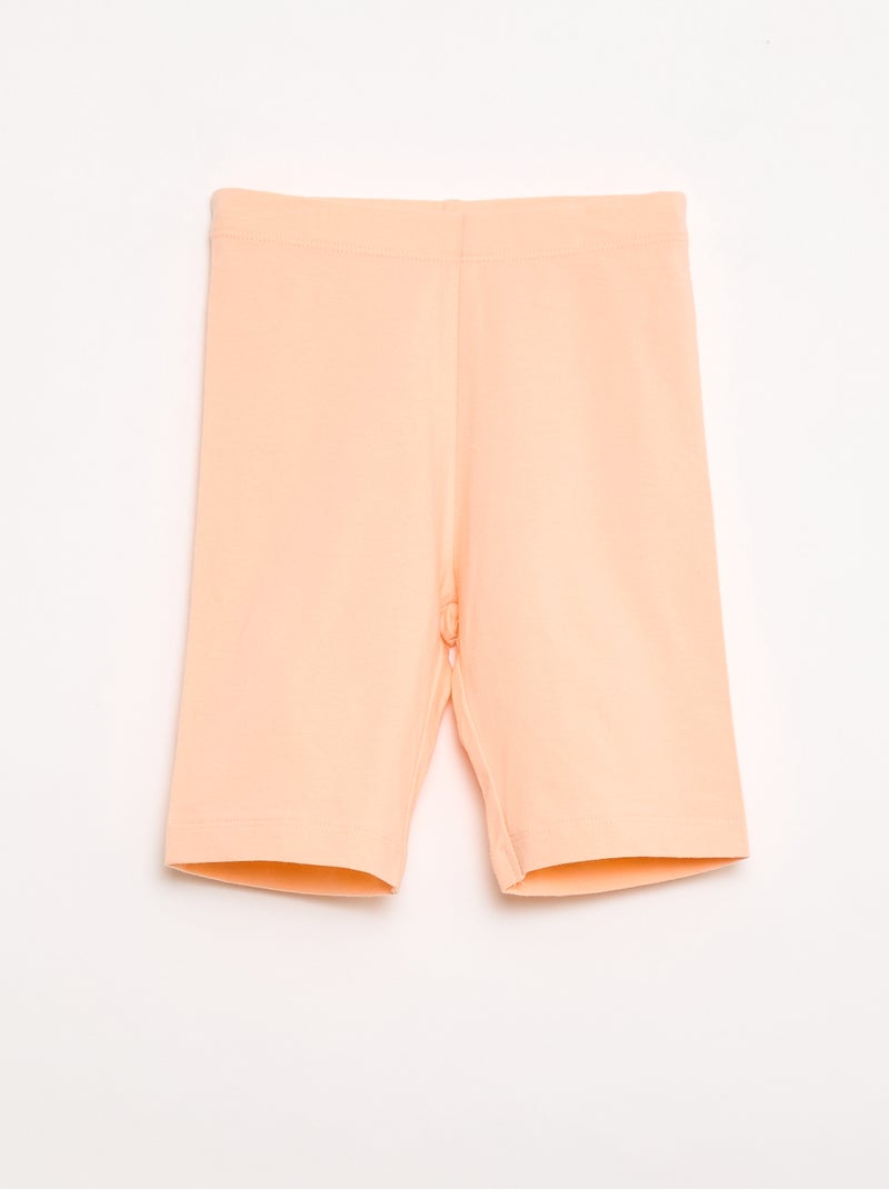 Lot de 2 shorts cyclistes Orange - Kiabi