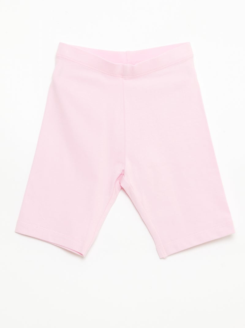 Lot de 2 shorts cyclistes Rose - Kiabi