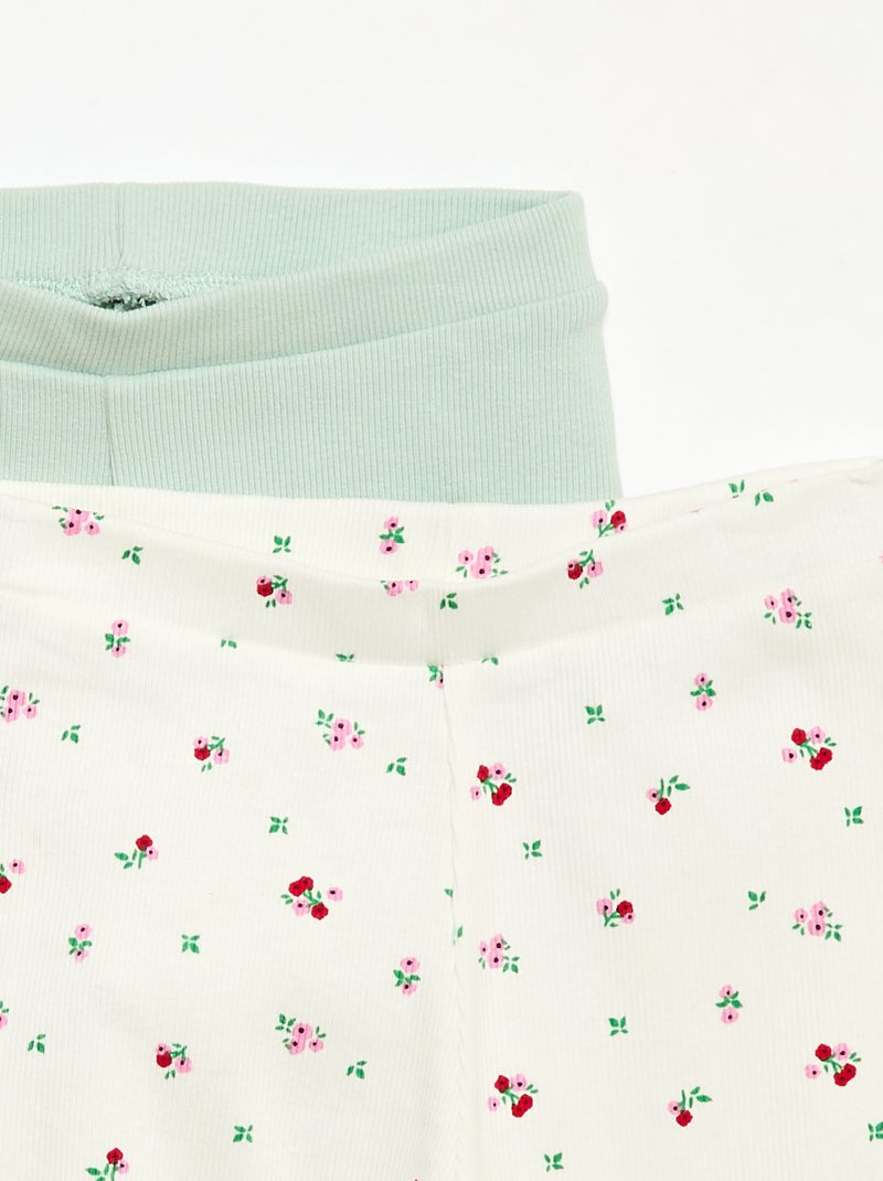 Lot de 2 shorts cyclistes Vert - Kiabi