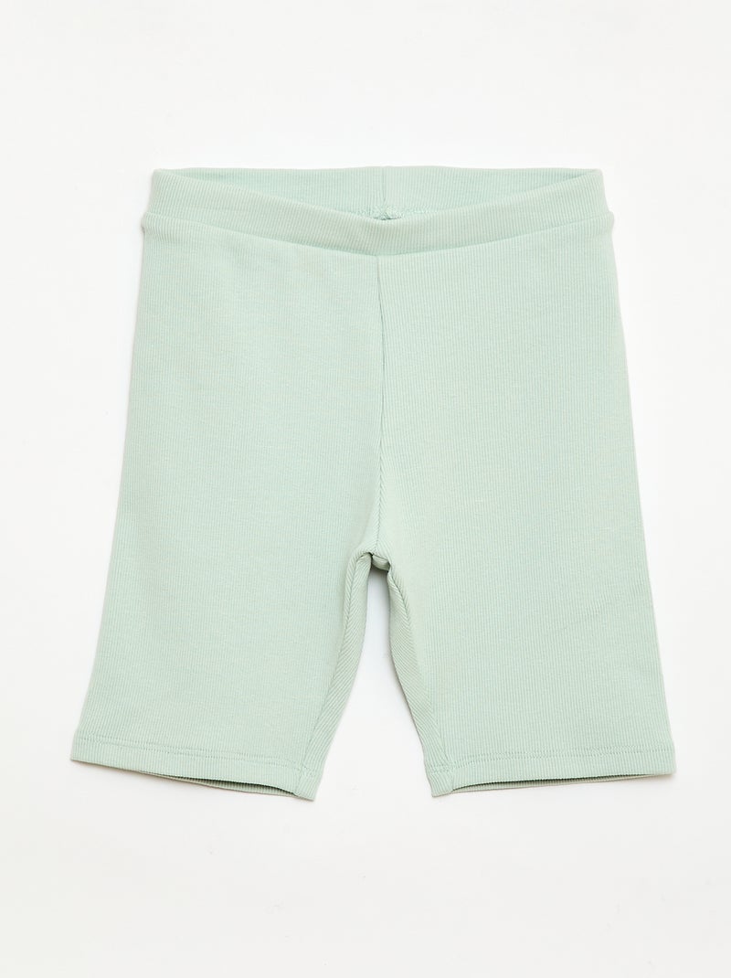 Lot de 2 shorts cyclistes Vert - Kiabi