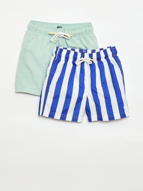 Lot de 2 shorts de bain - Kiabi