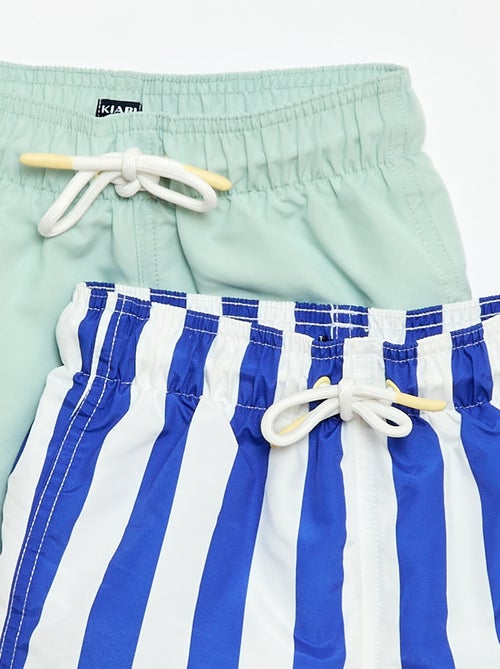Lot de 2 shorts de bain - Kiabi