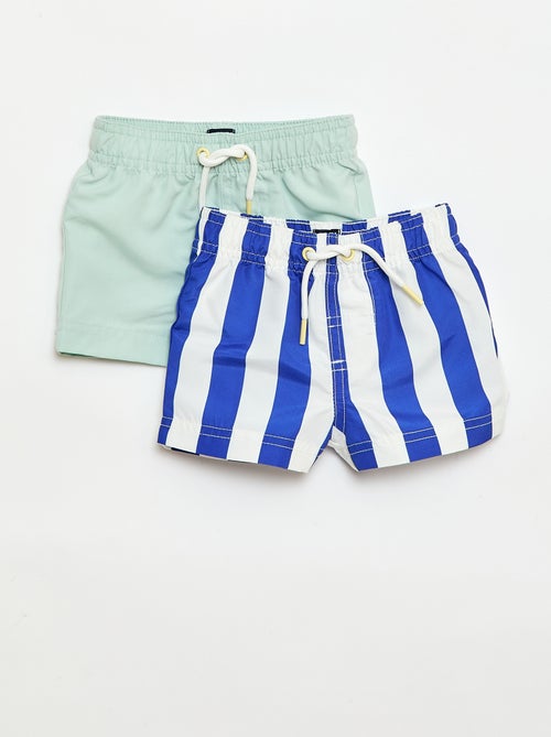 Lot de 2 shorts de bain - Kiabi