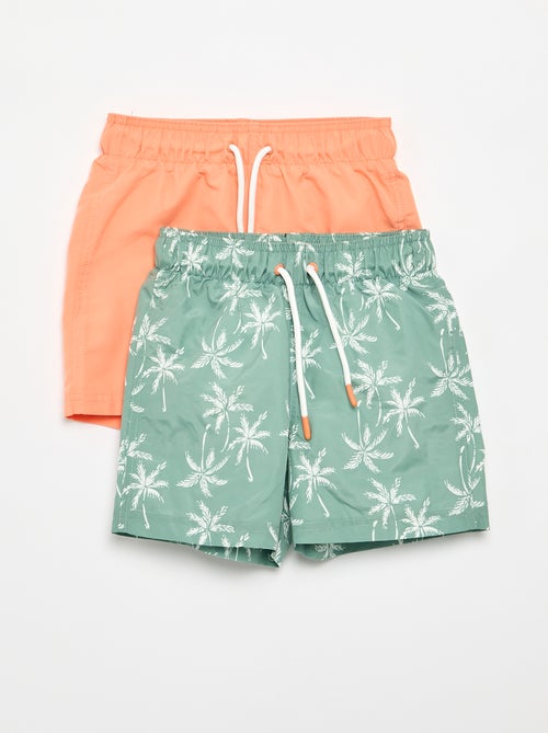 Lot de 2 shorts de bain - Kiabi
