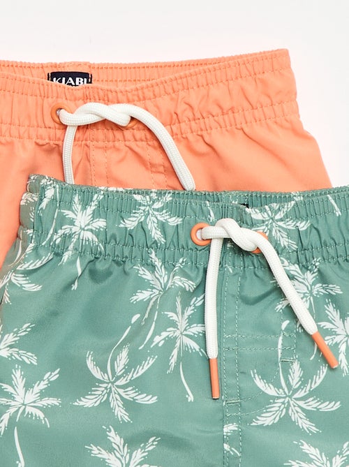 Lot de 2 shorts de bain - Kiabi