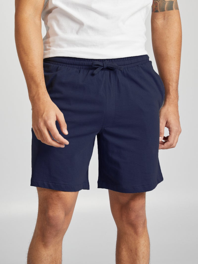 Lot de 2 shorts de nuit Bleu/marine - Kiabi