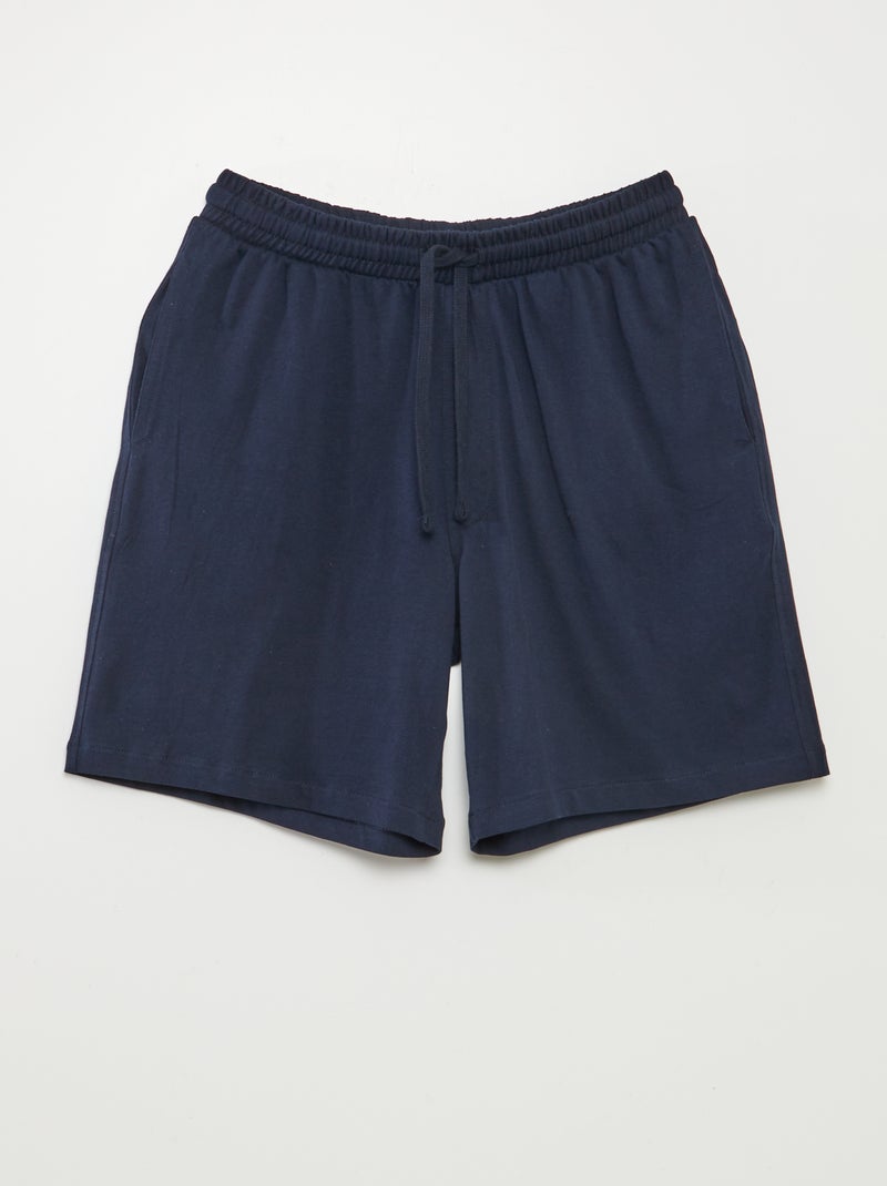 Lot de 2 shorts de nuit Gris/noir - Kiabi
