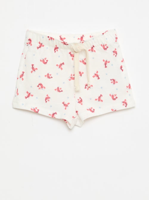 Lot de 2 shorts en jersey - Kiabi