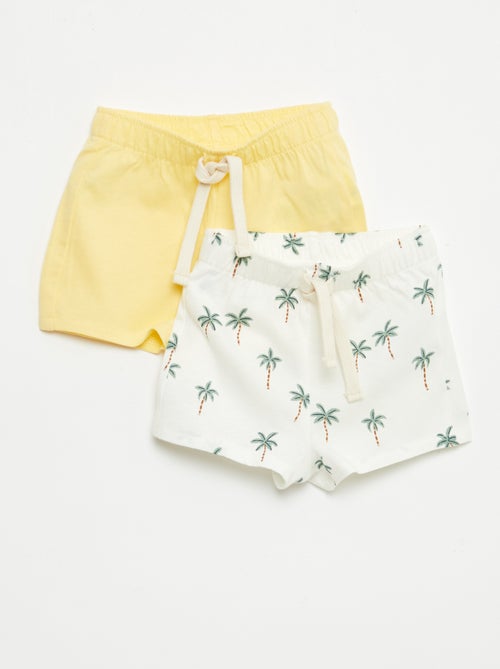 Lot de 2 shorts en jersey - Kiabi