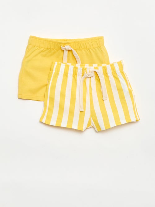 Lot de 2 shorts en jersey - Kiabi