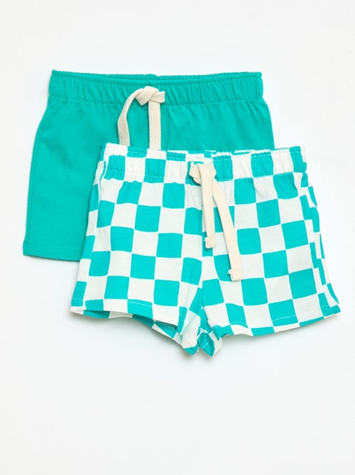 Lot de 2 shorts en jersey - Kiabi
