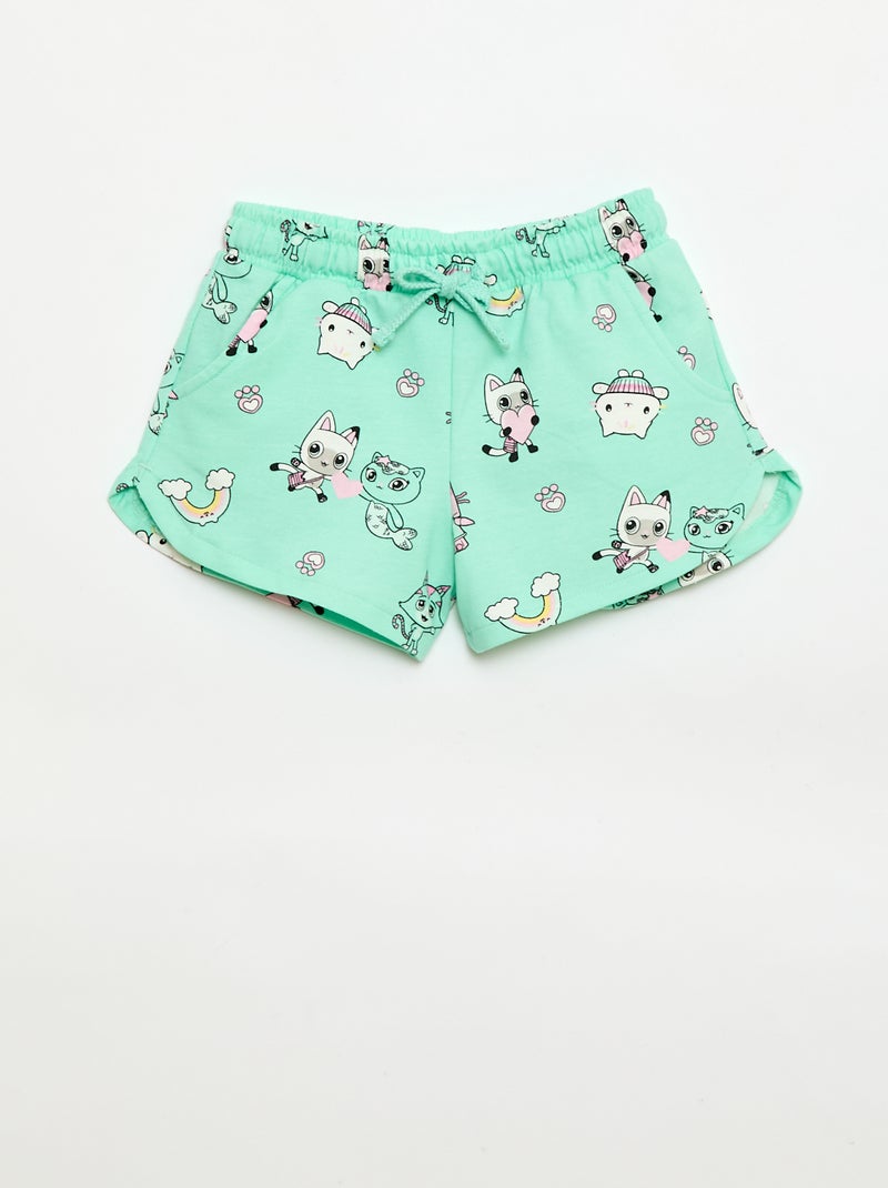 Lot de 2 shorts 'Gabby et la maison magique' Vert - Kiabi