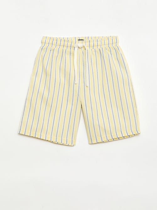 Lot de 2 shorts rayés - Kiabi
