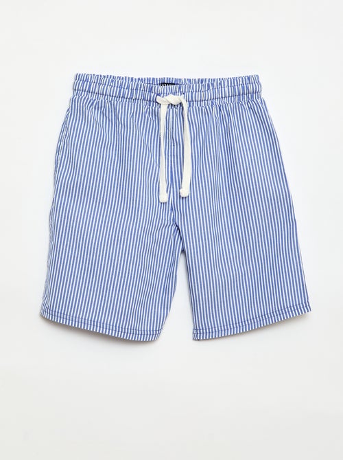 Lot de 2 shorts rayés - Kiabi