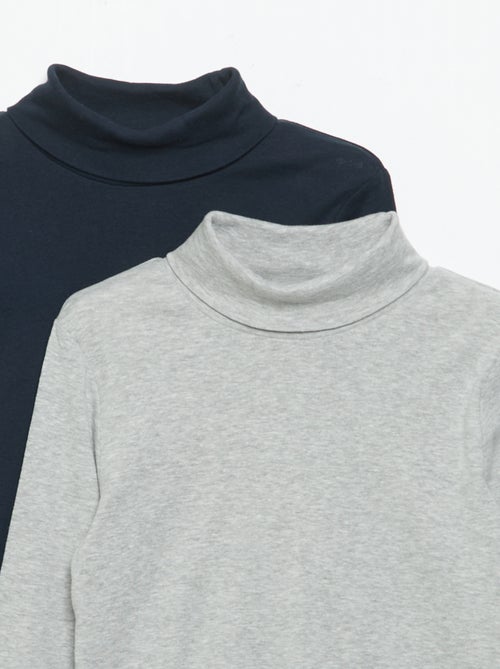 Lot de 2 sous-pulls unis - Kiabi