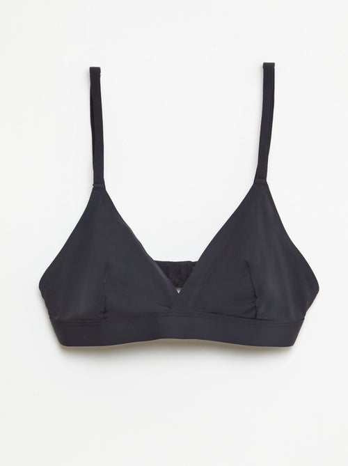 Lot de 2 soutien-gorge triangles en microfibre - Kiabi