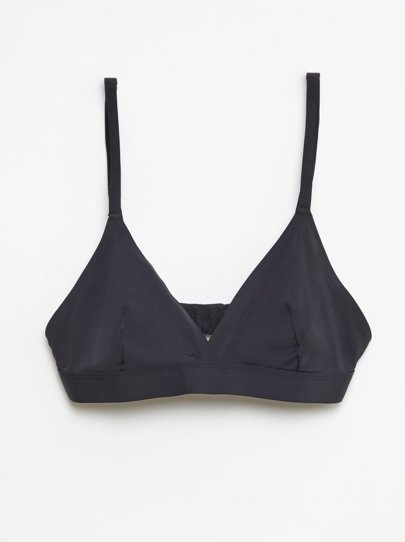 Lot de 2 soutien-gorge triangles en microfibre Beige - Kiabi