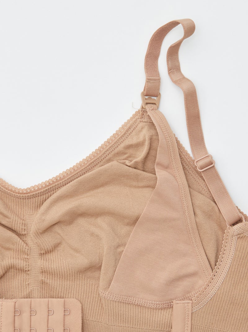 Lot de 2 soutiens-gorge d'allaitement Noir/beige - Kiabi